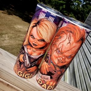 Custom Bride Of Chucky Tumbler 20oz